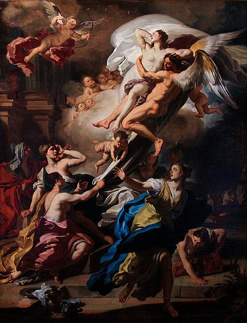 Boreas Abducting Oreithyia, Daughter of Erechteus, 1729, Francesco Solimena