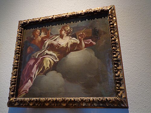 Saint Catherine of Alexandria and the Angel, 1698, Francesco Solimena