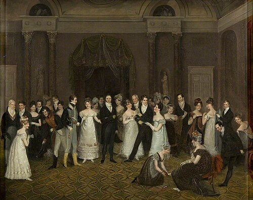 The Cloak-Room, Clifton Assembly Rooms, 1818, Rolinda Sharples