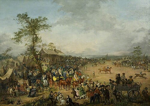 The Clifton Racecourse, 1836, Rolinda Sharples