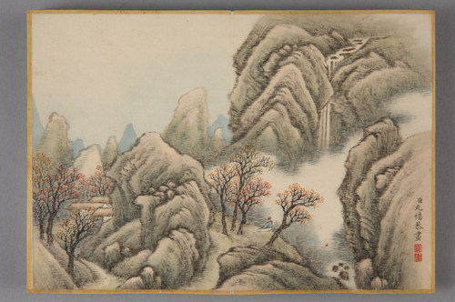 允禧山水册, , Yunxi