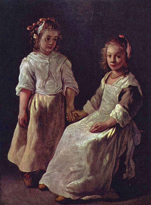Zwei Mädchen., 1650, Louis Le Nain
