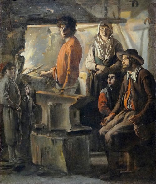 Un maréchal dans sa forge, 1640, Louis Le Nain