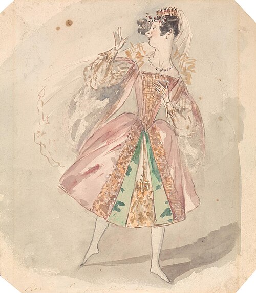 A Dancer, 1836, Alfred Edward Chalon