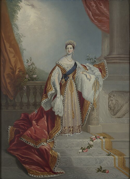 Queen Victoria (1819–1901), in Coronation Robes, 1837, Alfred Edward Chalon