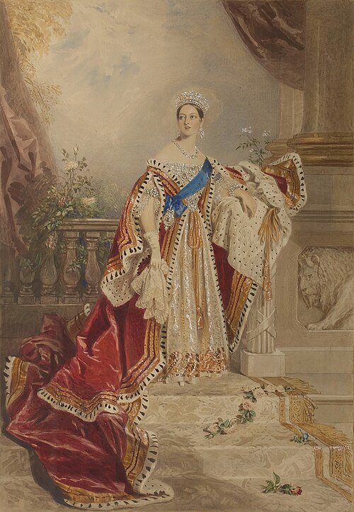 Reine Victoria d’Angleterre, 1837, Alfred Edward Chalon