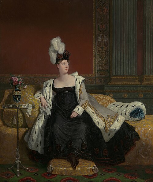 Princess Charlotte of Wales (1796-1817), Princess of Saxe-Coburg-Saalfeld, 1818, Alfred Edward Chalon