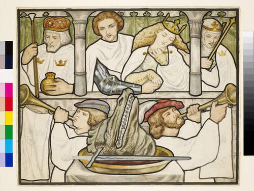 The Story of St George - the Marriage of St George, 1875, Rosa Corder