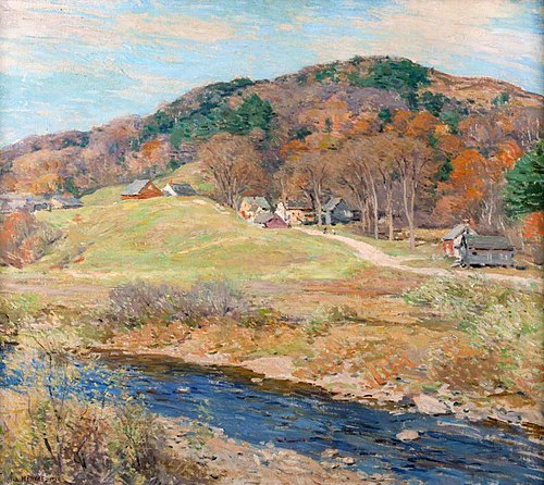 November Mosaic, 1922, Willard Metcalf