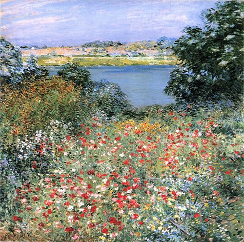Poppy Garden, 1905, Willard Metcalf