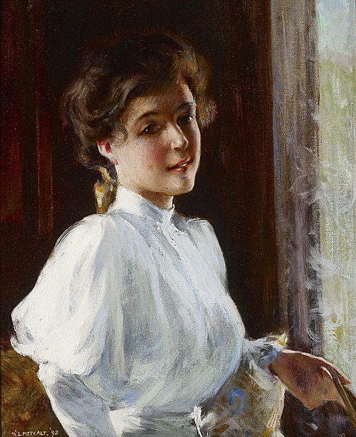 A Young Girl, 1893, Willard Metcalf