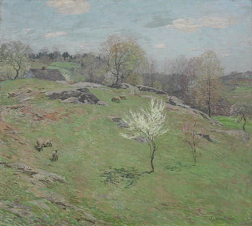 Unfolding Buds, 1909, Willard Metcalf