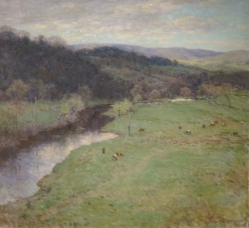 Valley in Spring, 1920, Willard Leroy Metcalf