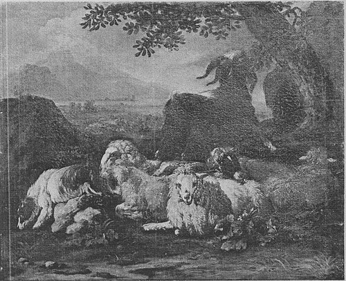 Ruhende Schafherde, 1706, Franz Joachim Beich