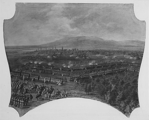Der Rückzug der Armee bei Essegk 1687, , Franz Joachim Beich