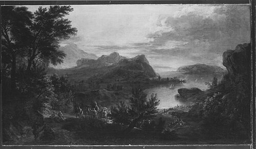 Morgenlandschaft am Meer, 1706, Franz Joachim Beich