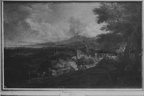 Italienische Landschaft, 1706, Franz Joachim Beich