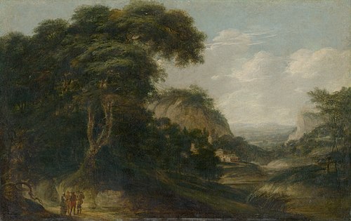 Landscape with Figural Staffage, 1720, Franz Joachim Beich