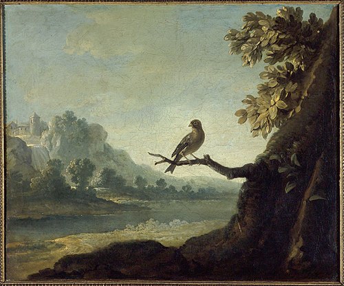 Paysage avec un oiseau, 1730, Jean-Baptiste Oudry