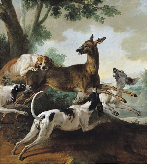 La chasse au chevreuil, 1725, Jean-Baptiste Oudry