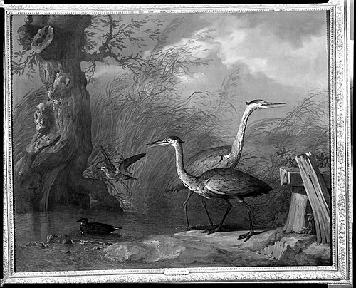 The Blue Herons, 1752, Jean-Baptiste Oudry