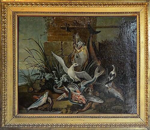 Poissons et oiseaux de mer, 1722, Jean-Baptiste Oudry