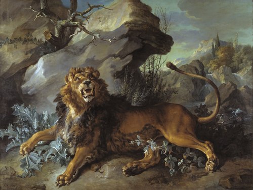 Le lion et la mouche, 1732, Jean-Baptiste Oudry