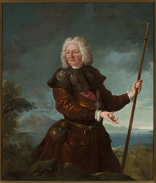 Portrait of a pilgrim, 1730, Jean-Baptiste Oudry