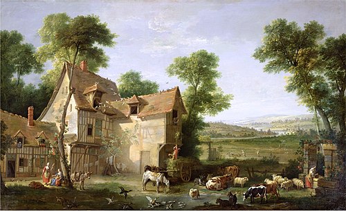 La Ferme, 1750, Jean-Baptiste Oudry