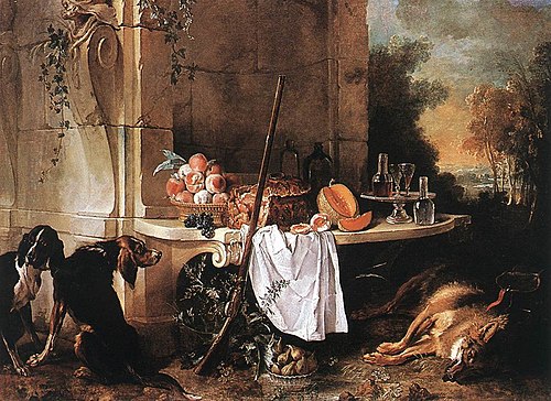 The Dead Wolf, 1721, Jean-Baptiste Oudry