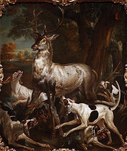 Caça ao veado, 1725, Jean-Baptiste Oudry