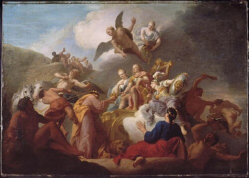 Les royaumes de Valence et d'Aragon se rendent à Philippe V, roi d'Espagne, 1800, Henri Antoine de Favanne