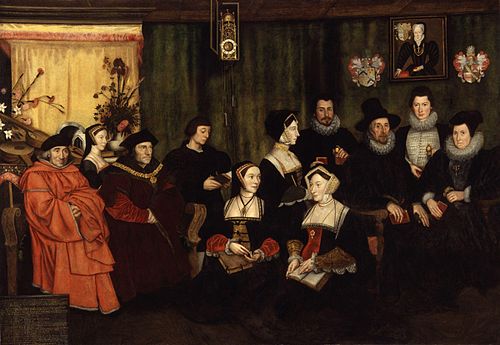 Thomas More et sa famille, 1593, Rowland Lockey