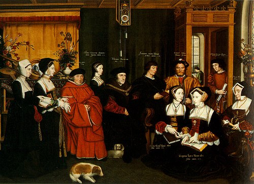 Sir Thomas More and his Family (after Hans Holbein the Younger), 1592, Rowland Lockey