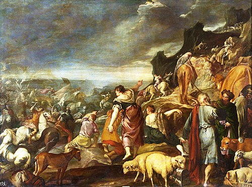 El paso del mar Rojo, 1650, Esteban March