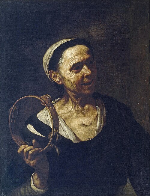 Vieja con una sonaja, 1601, Esteban March