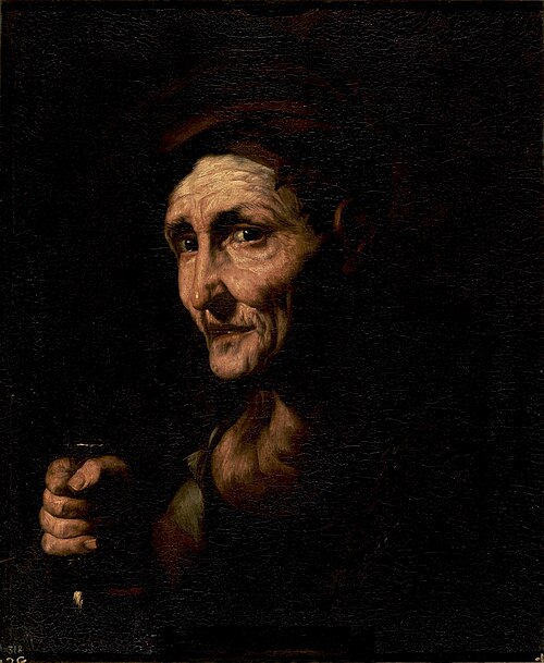 Vieja bebedora, 1601, Esteban March