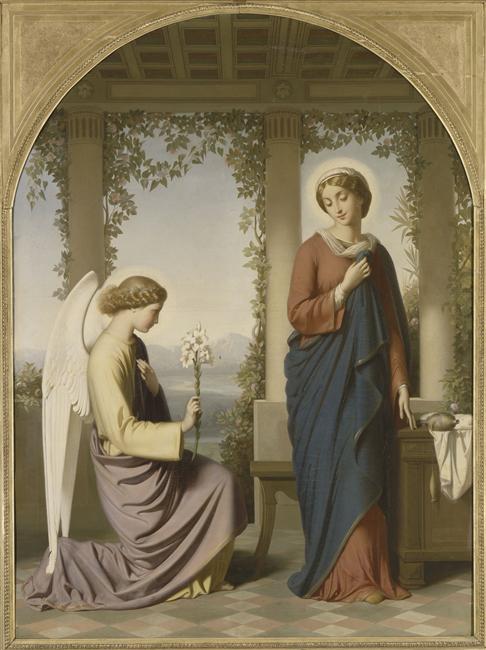 La Salutation angélique, 1860, Amaury-Duval