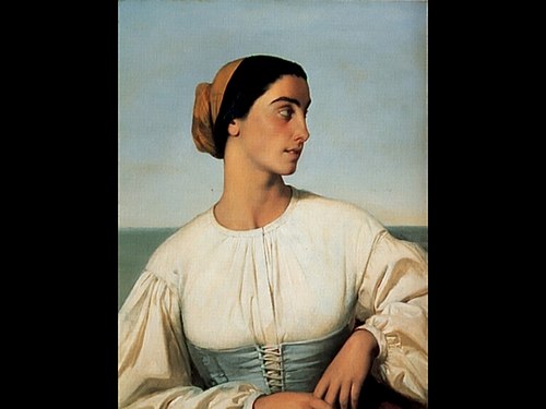 Femme de Saint Jean de Luz, 1866, Amaury-Duval