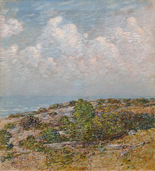 Beach at East Hampton, 1905, Childe Hassam