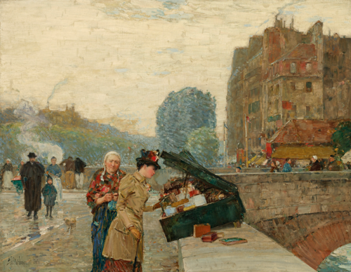 Quai St. Michel, 1888, Childe Hassam