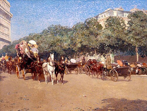 Le Jour du Grand Prix, 1887, Childe Hassam