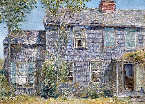 Old House, East Hampton, L.I., 1919, Childe Hassam