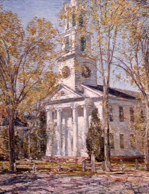 Church at Old Lyme, 1906, Childe Hassam