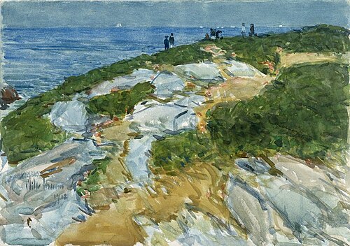 Sunday Morning, Appledore, 1912, Childe Hassam