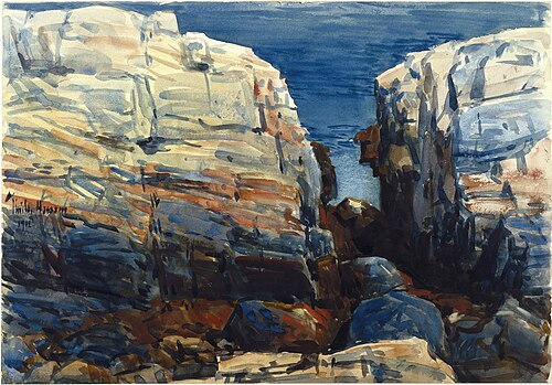The Gorge, Appledore, 1912, Childe Hassam
