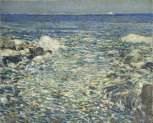 Surf, Isles of Shoals, 1913, Childe Hassam