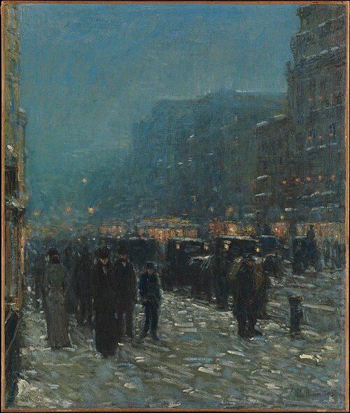 Broadway and 42nd Street, 1902, Childe Hassam