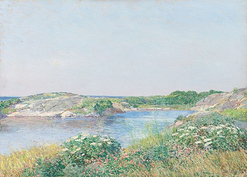 Le petit Étang, Appledore, 1890, Childe Hassam