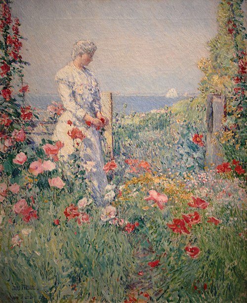Dans le Jardin, 1892, Childe Hassam
